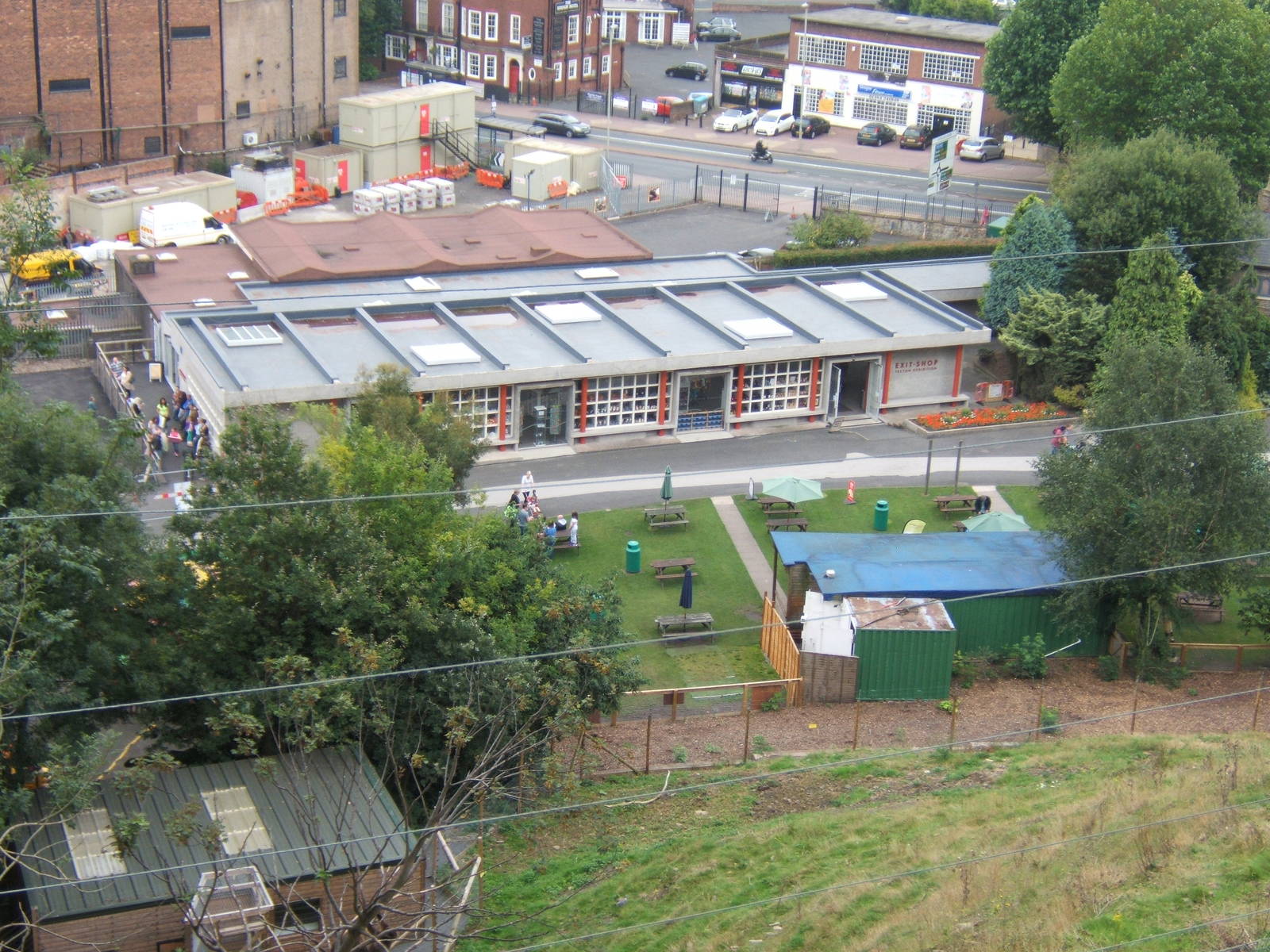 View of Tecton Shop and entrance