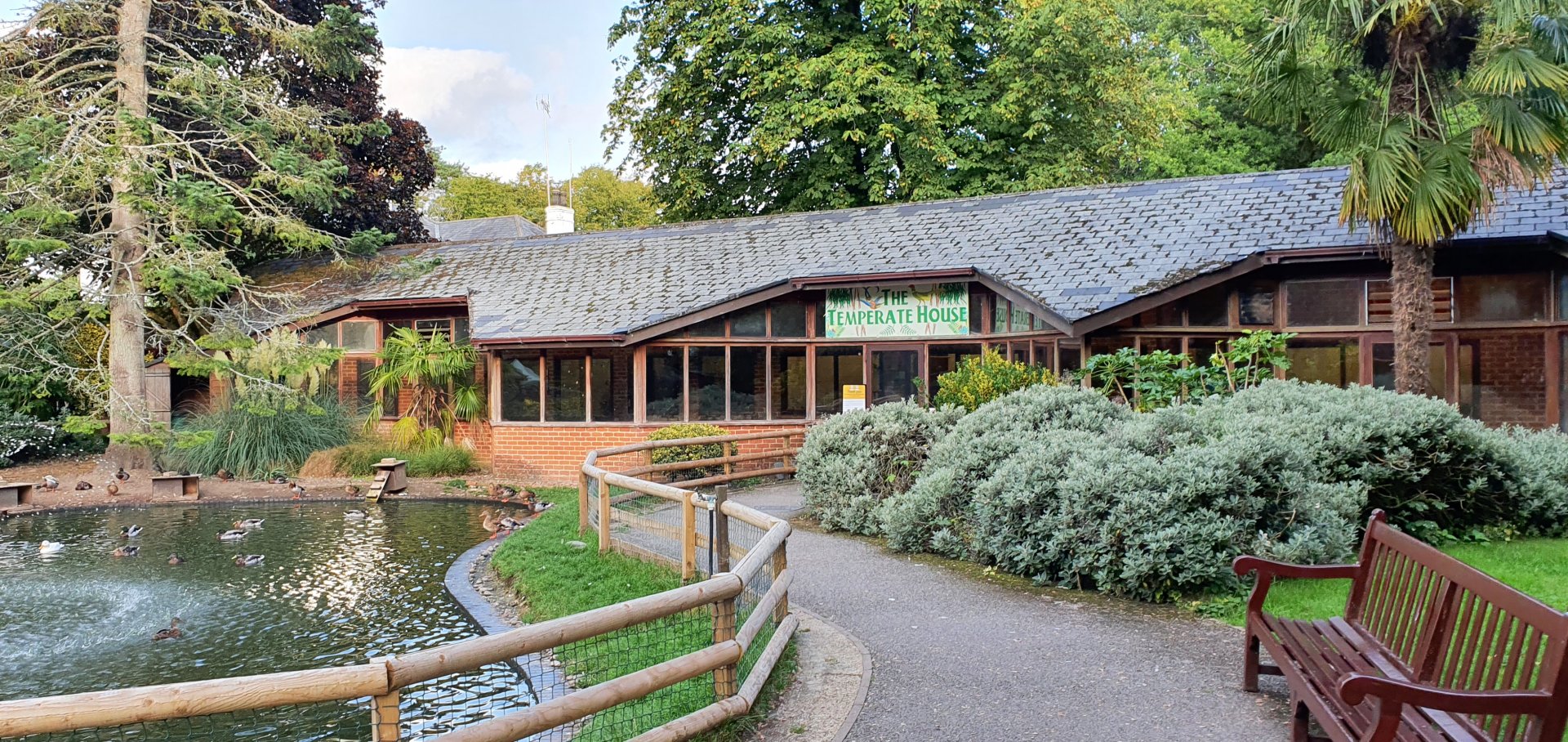 View of temperate house