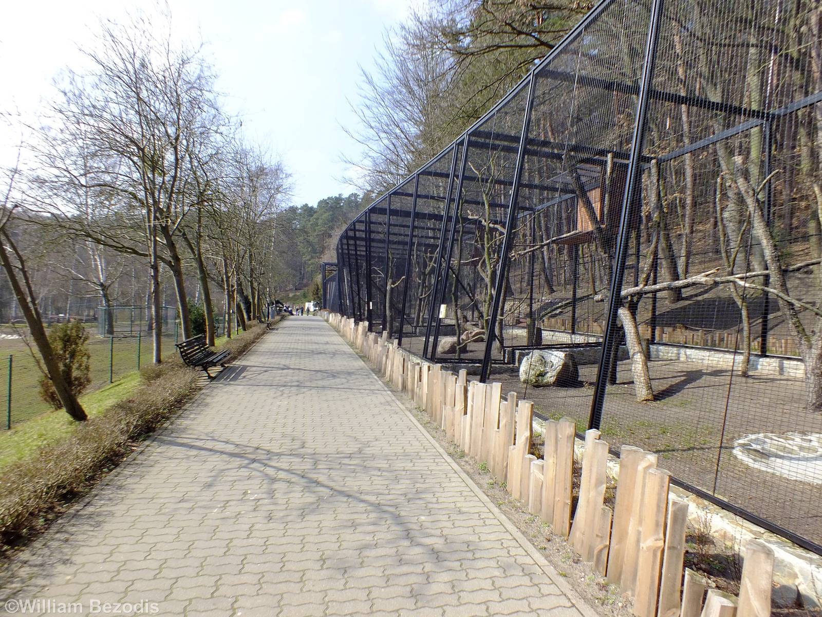 View of the Bird of Prey and Pheasant Aviaries