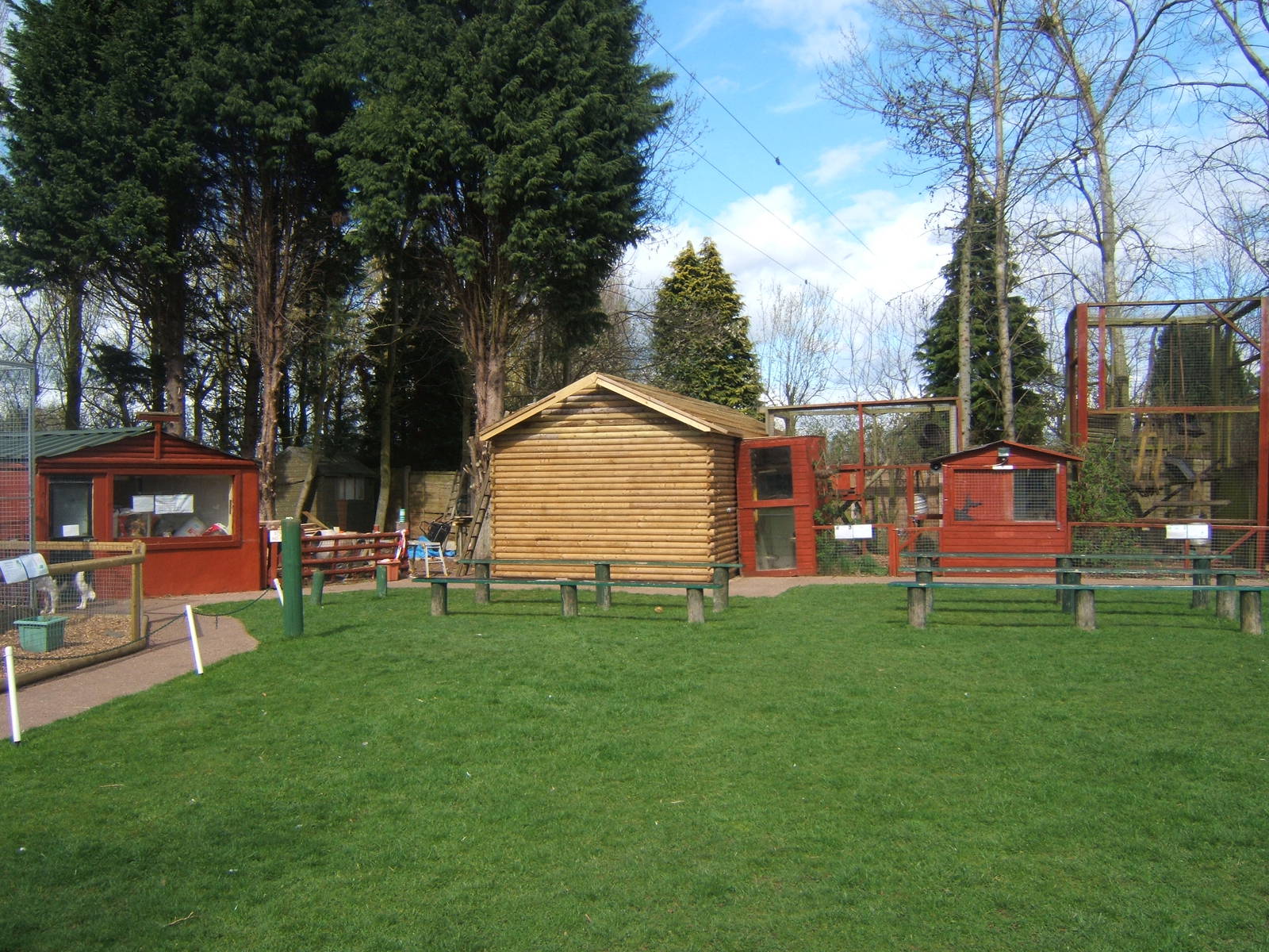 View of the current construction