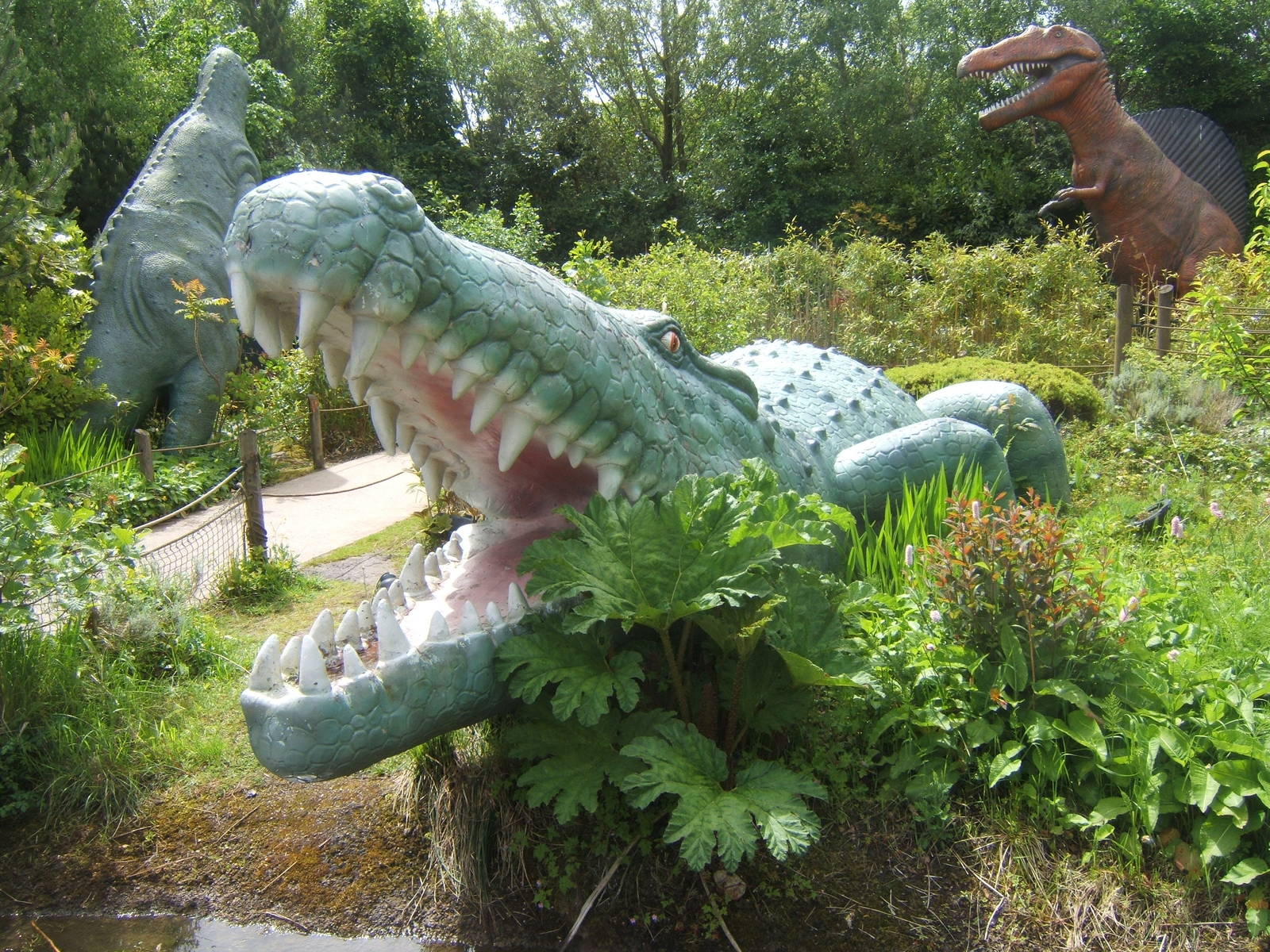 View of the Dinosaur Area