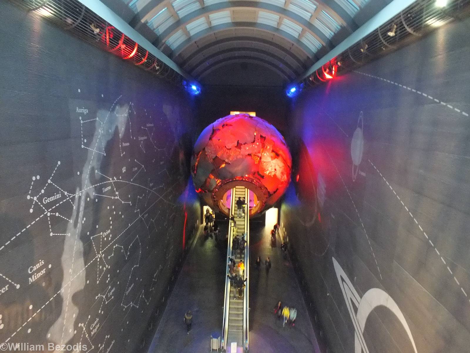 View of the Earth Hall - NHM London