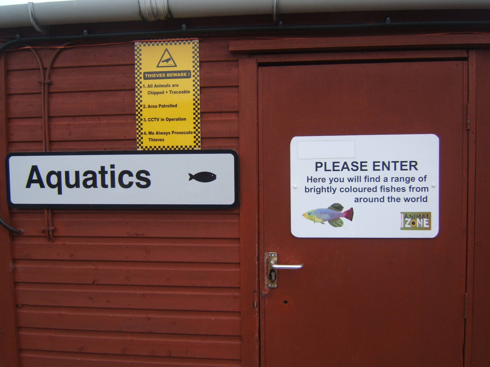 View of the entrance to the Aquarium