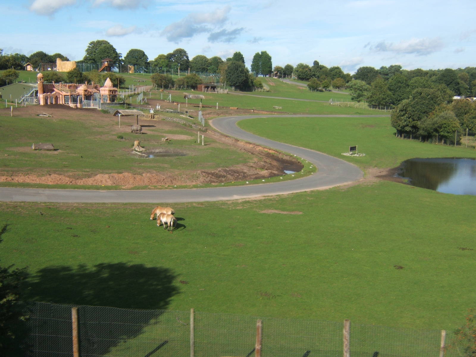 View of the Indian Rhino House from the SVR