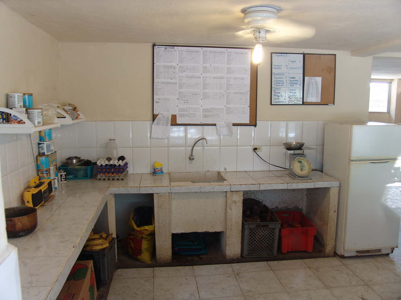 View of the kitchen