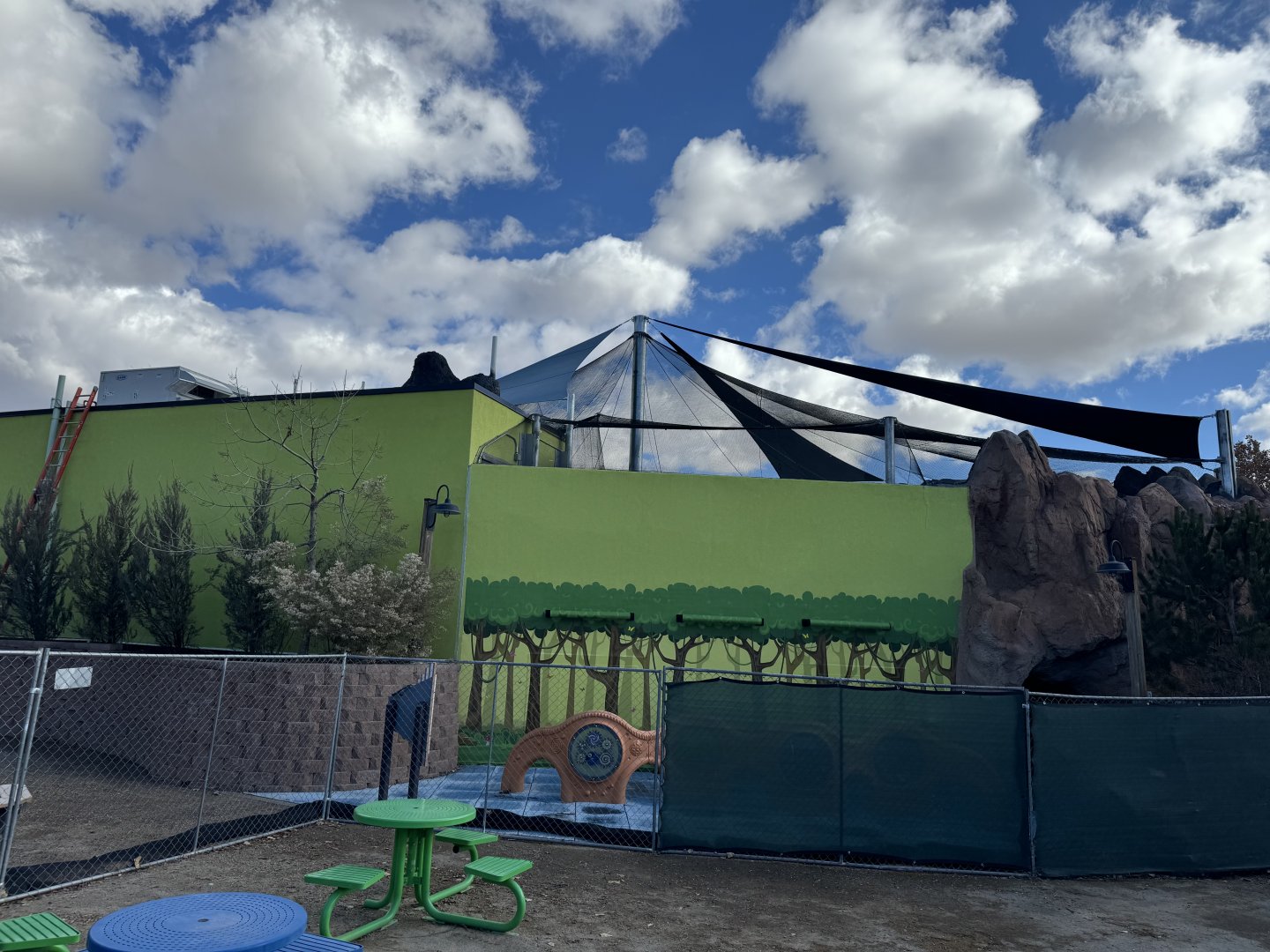 View of the Little Blue Penguin net covering