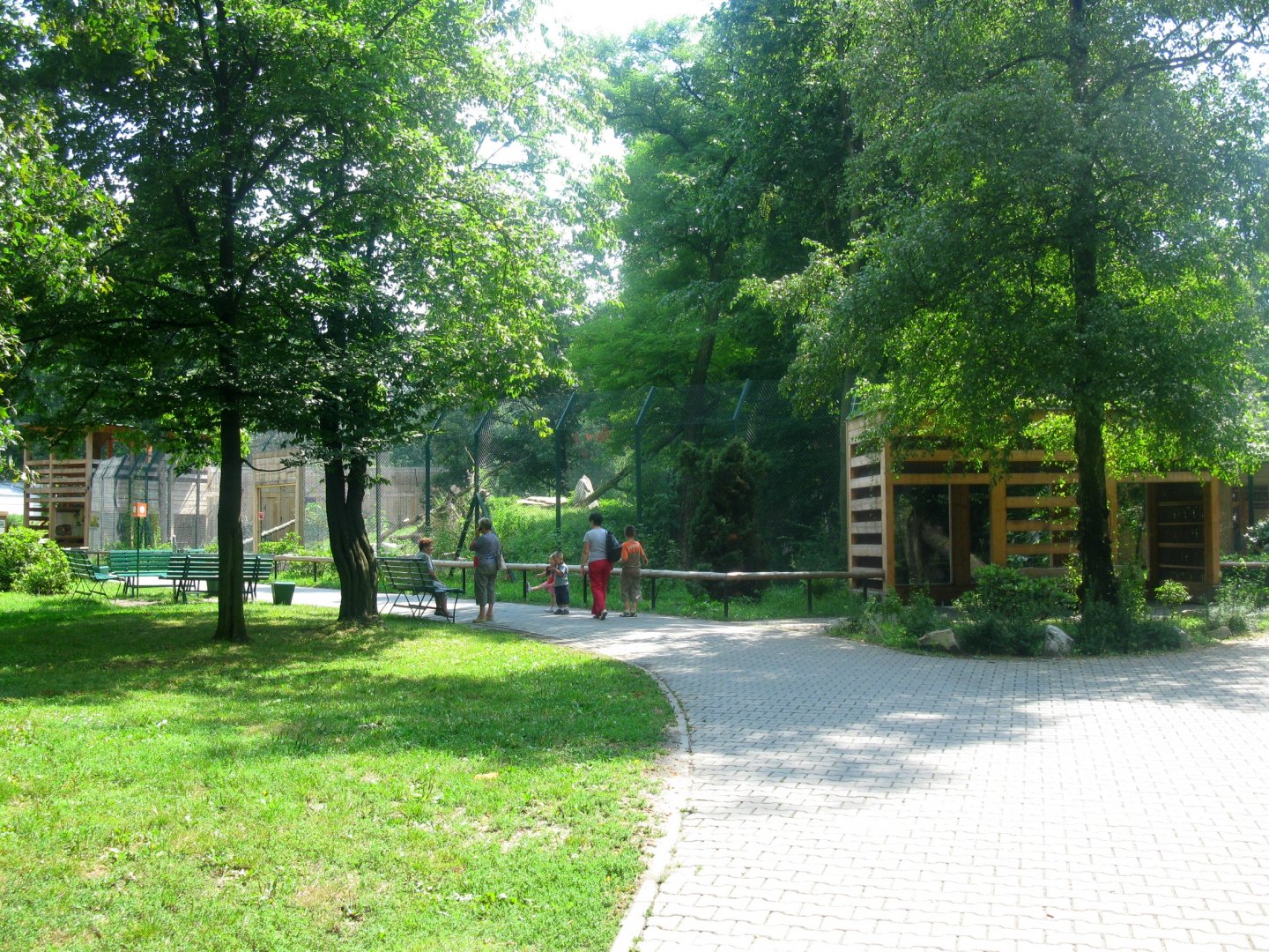 View of the Lynx enclosure - 08.2013