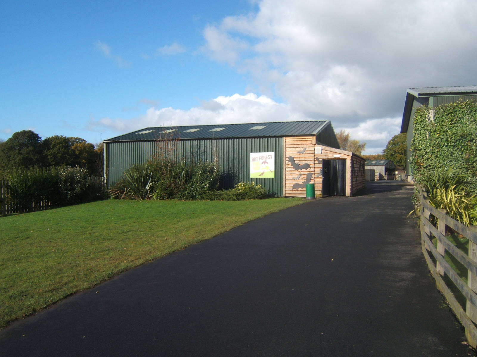 View of the new Bat House