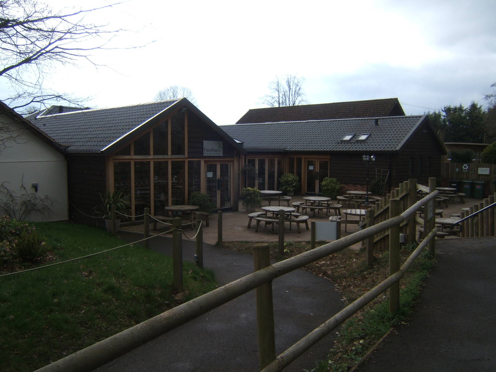 View of the new cafe