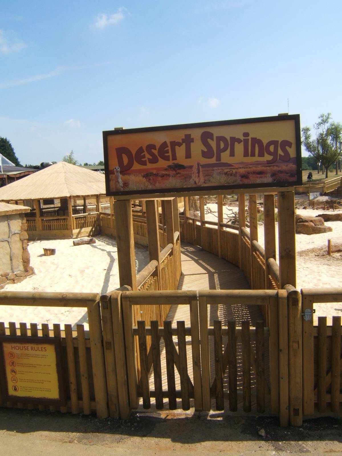 View of the new Desert Springs exhibit