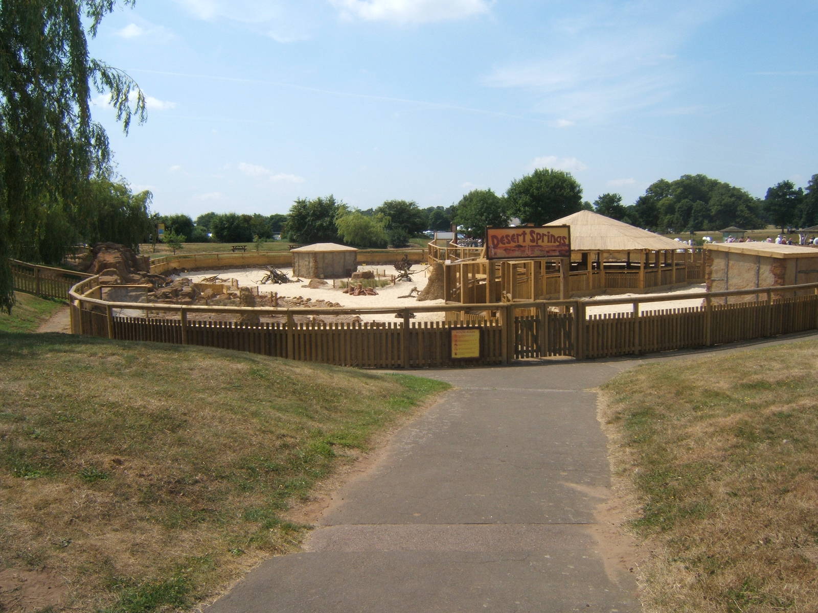 View of the new Desert Springs exhibit
