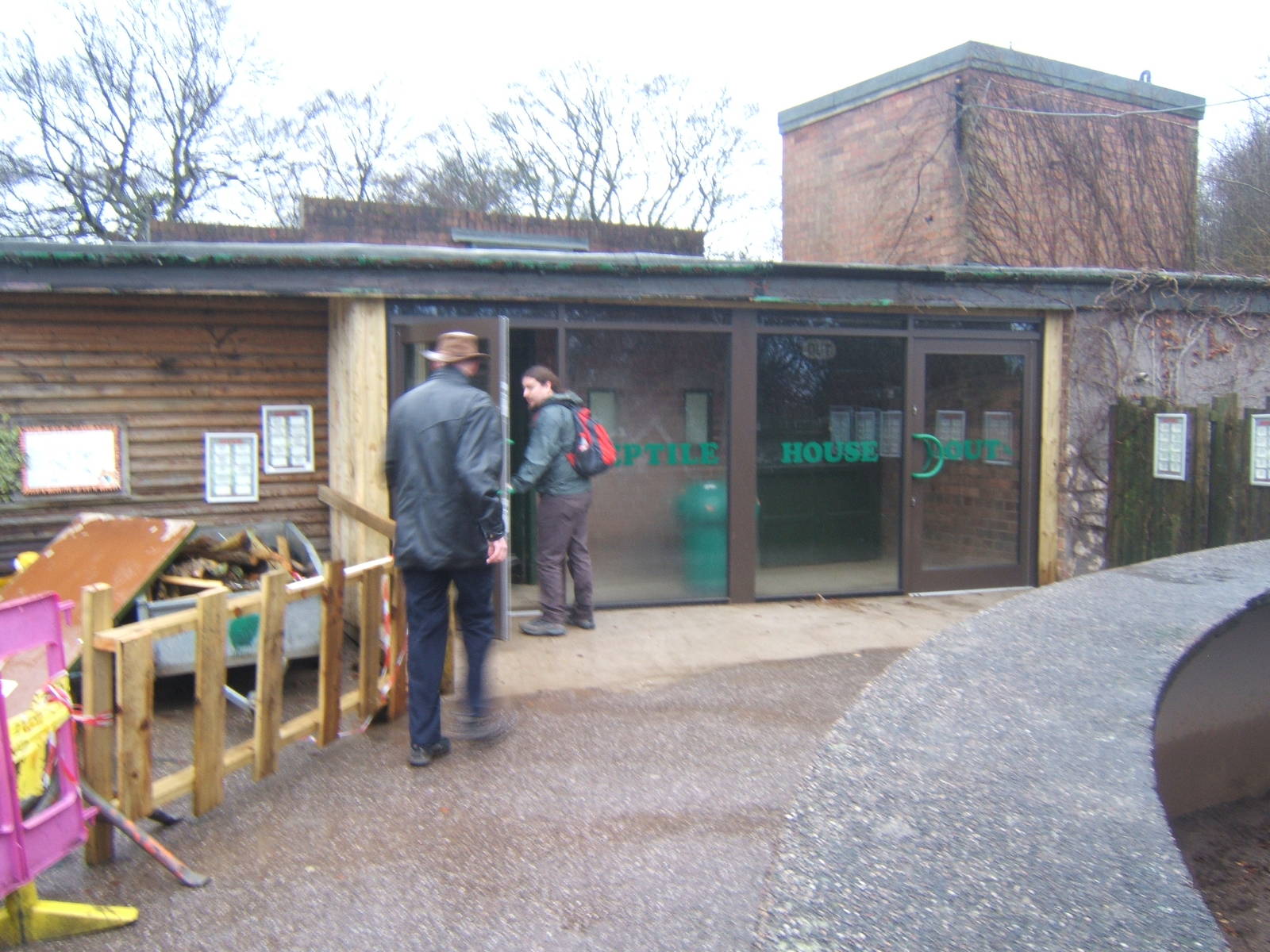 View of the outside of the re-furbed Reptile House