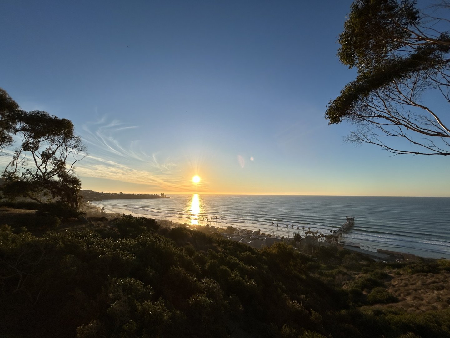 View of the Pacific Ocean
