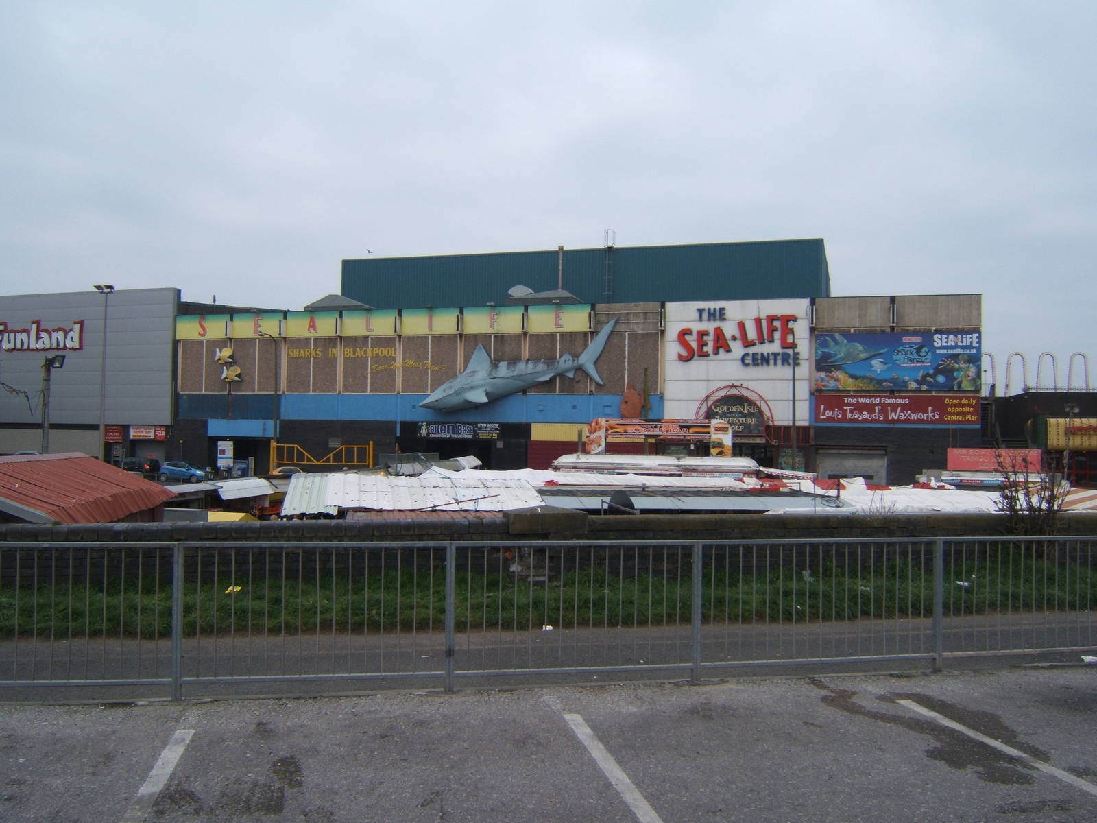 View of the rear of the building