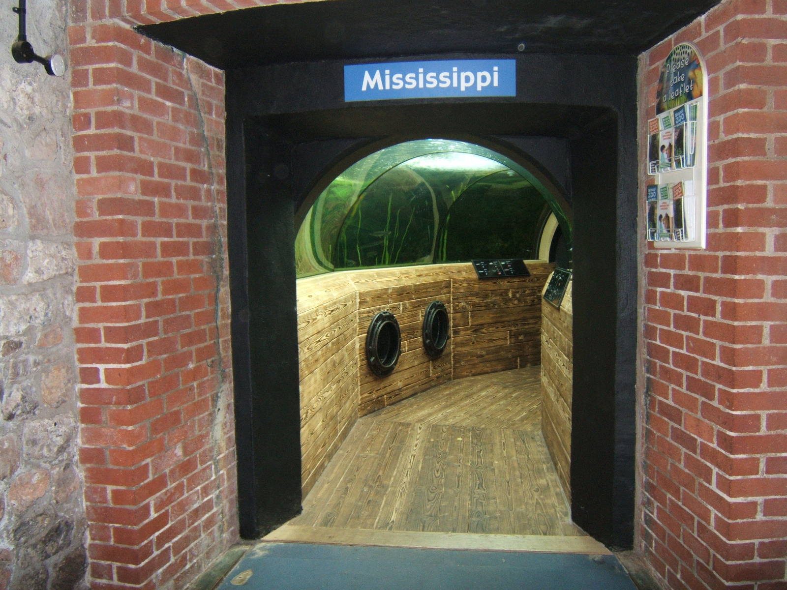 View of the redone central tank