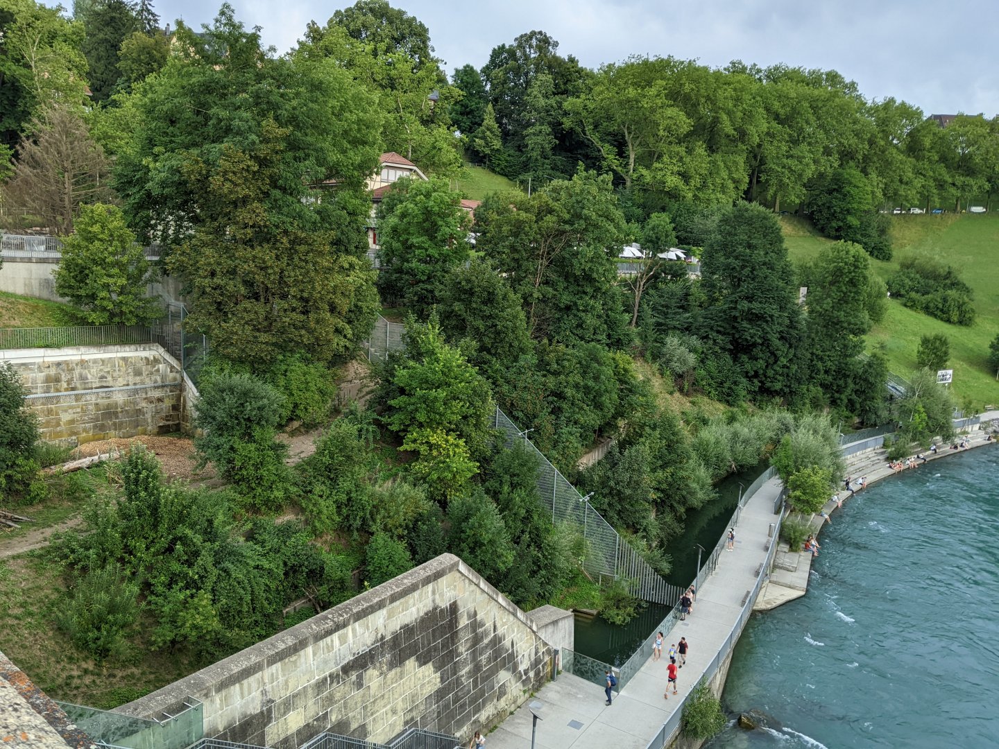 View of the Riverbank Complex (Taken from a bridge)