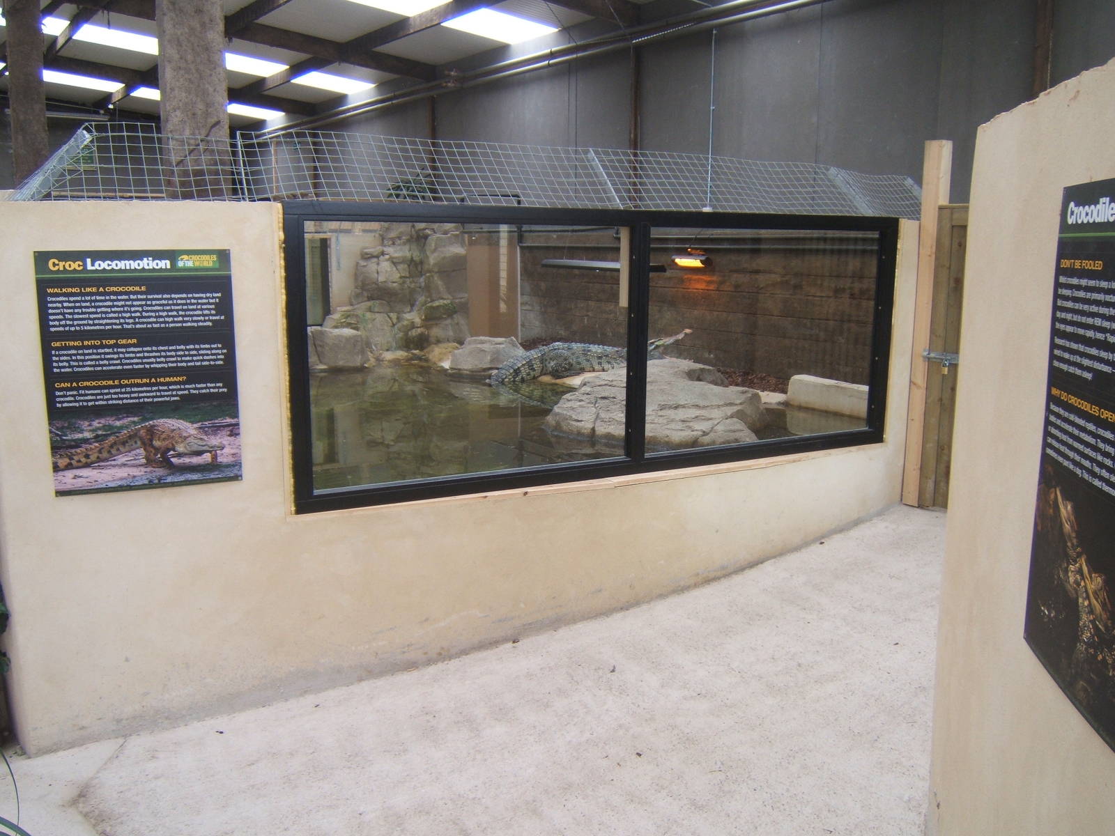 View of the Siamese Crocodile exhibit