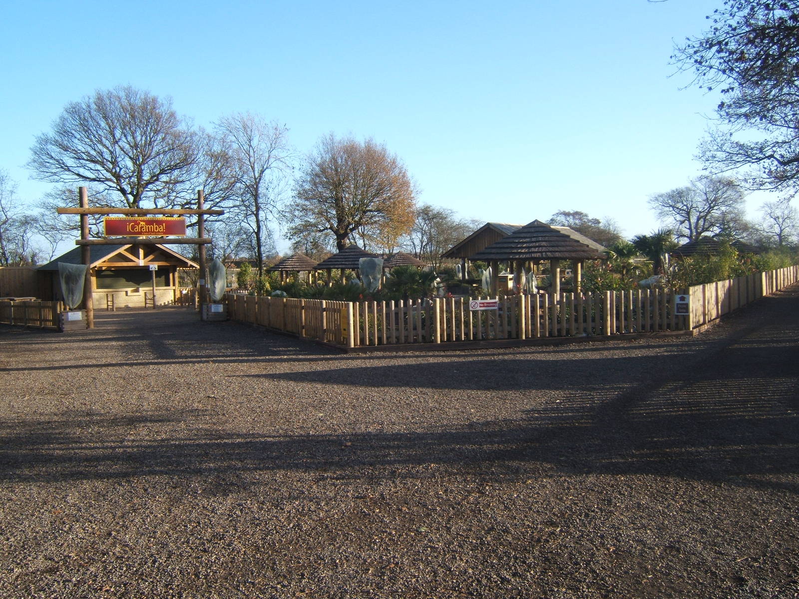 View of the summer Burger Bar area