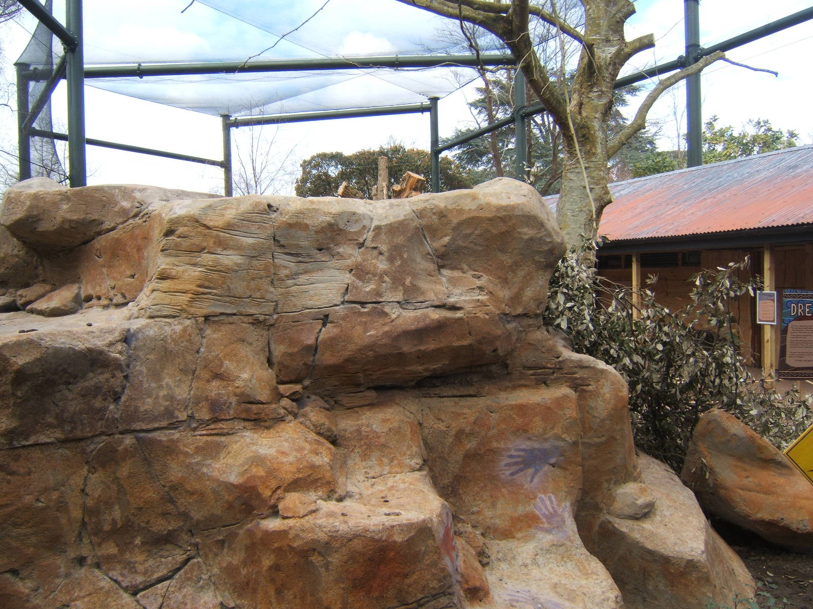 View of the Wallaby Walk through