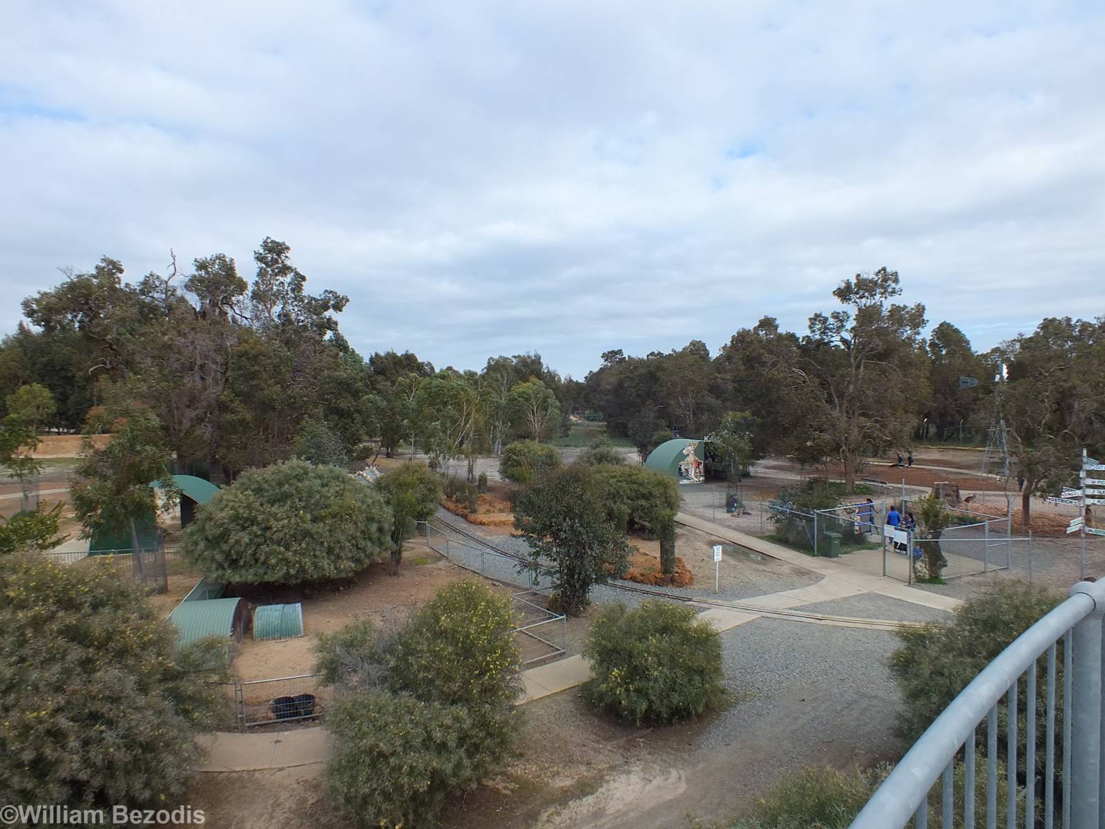 View of the Zoo from the Deep Space Observatory - Cohunu Koala Park