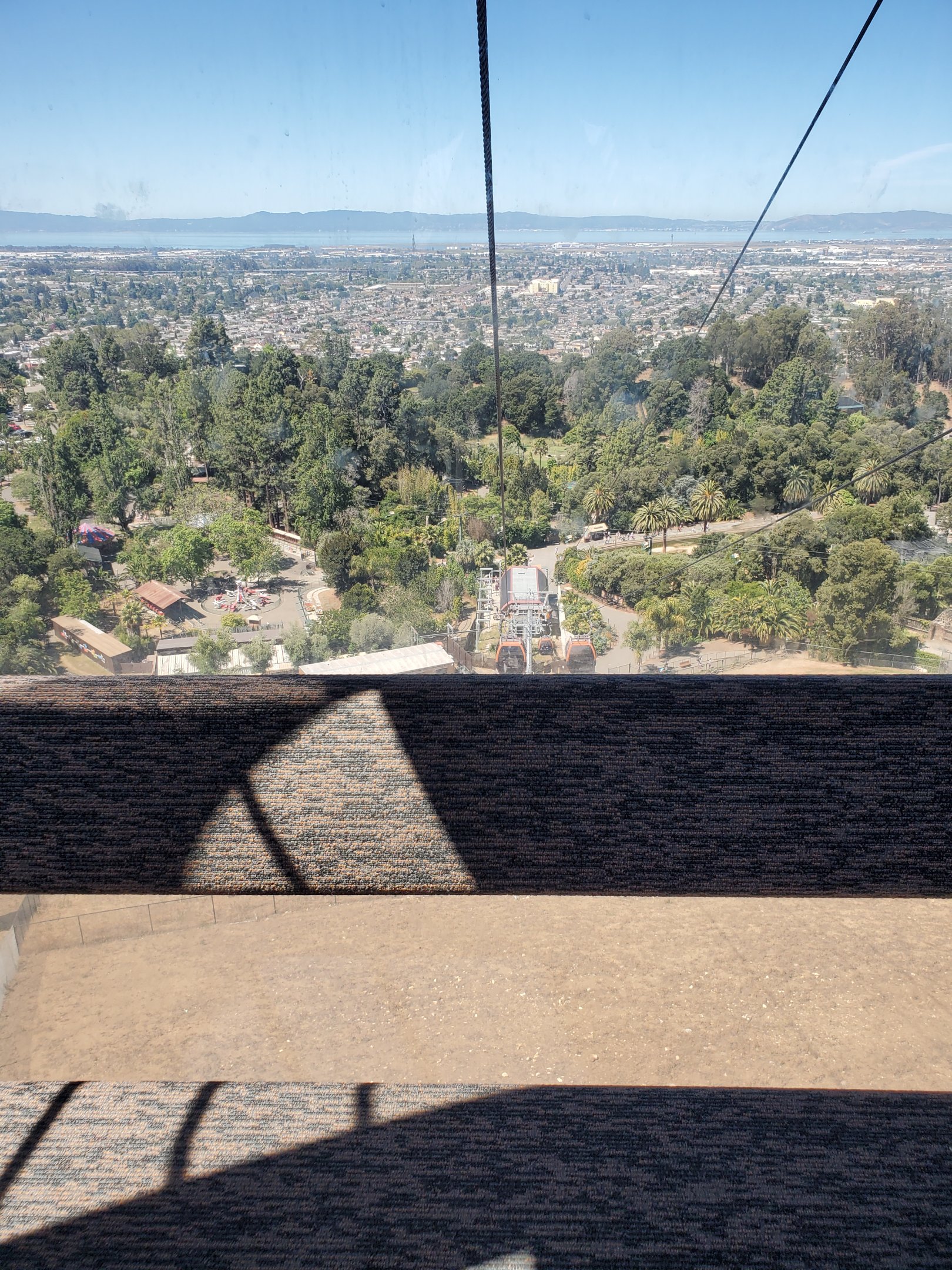 View of the zoo from the gondola - 10 Jun 2022