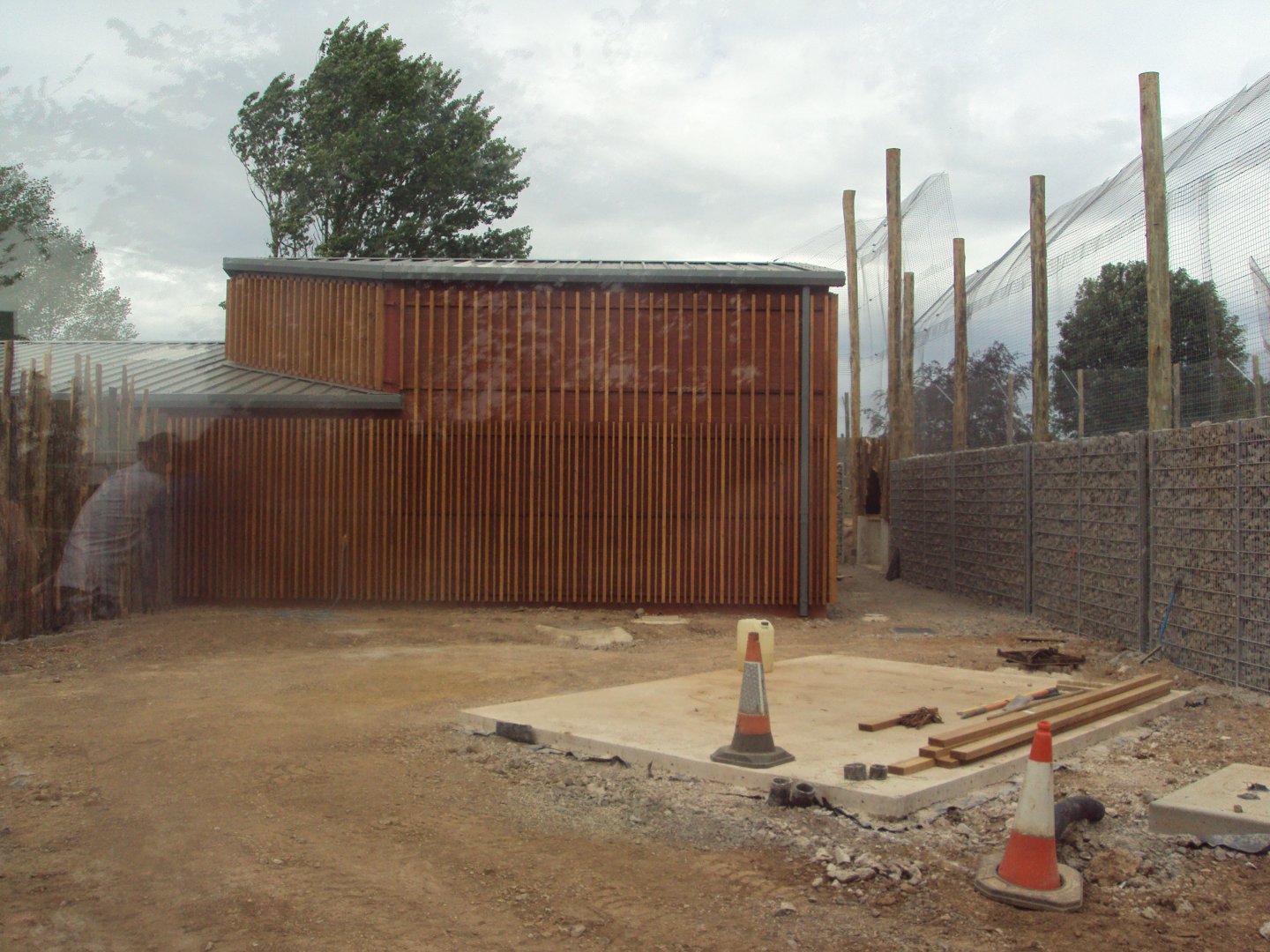 View of Tiger enclosure under construction 02/06/2019