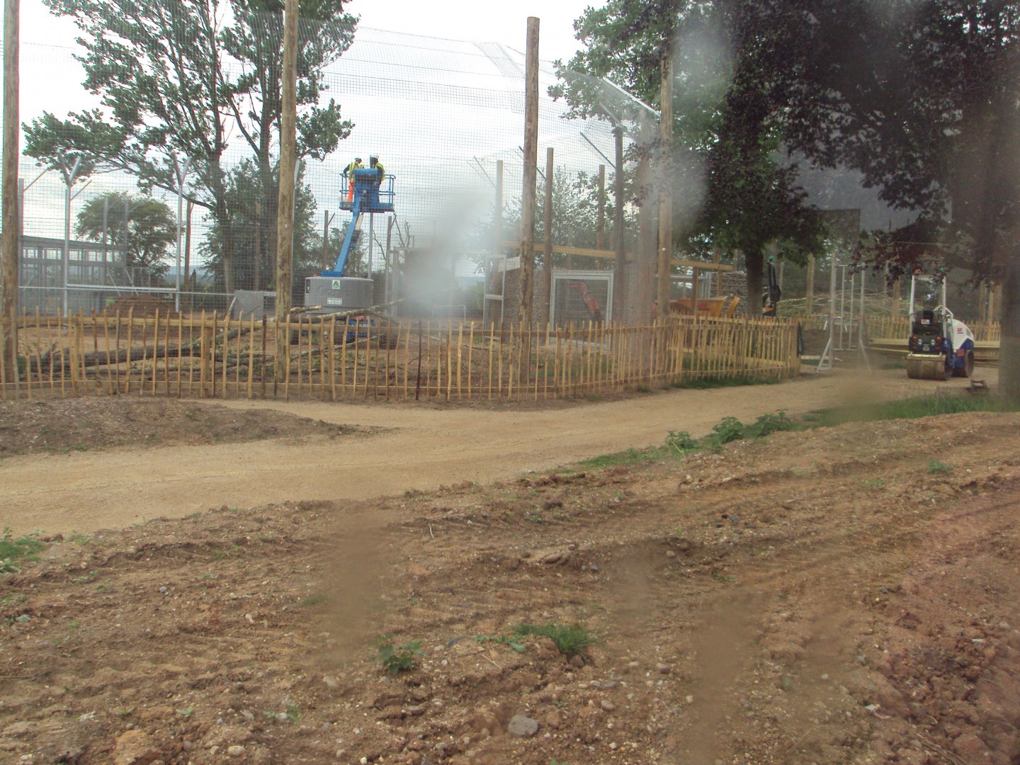 View of Tiger enclosure under construction 02/06/2019