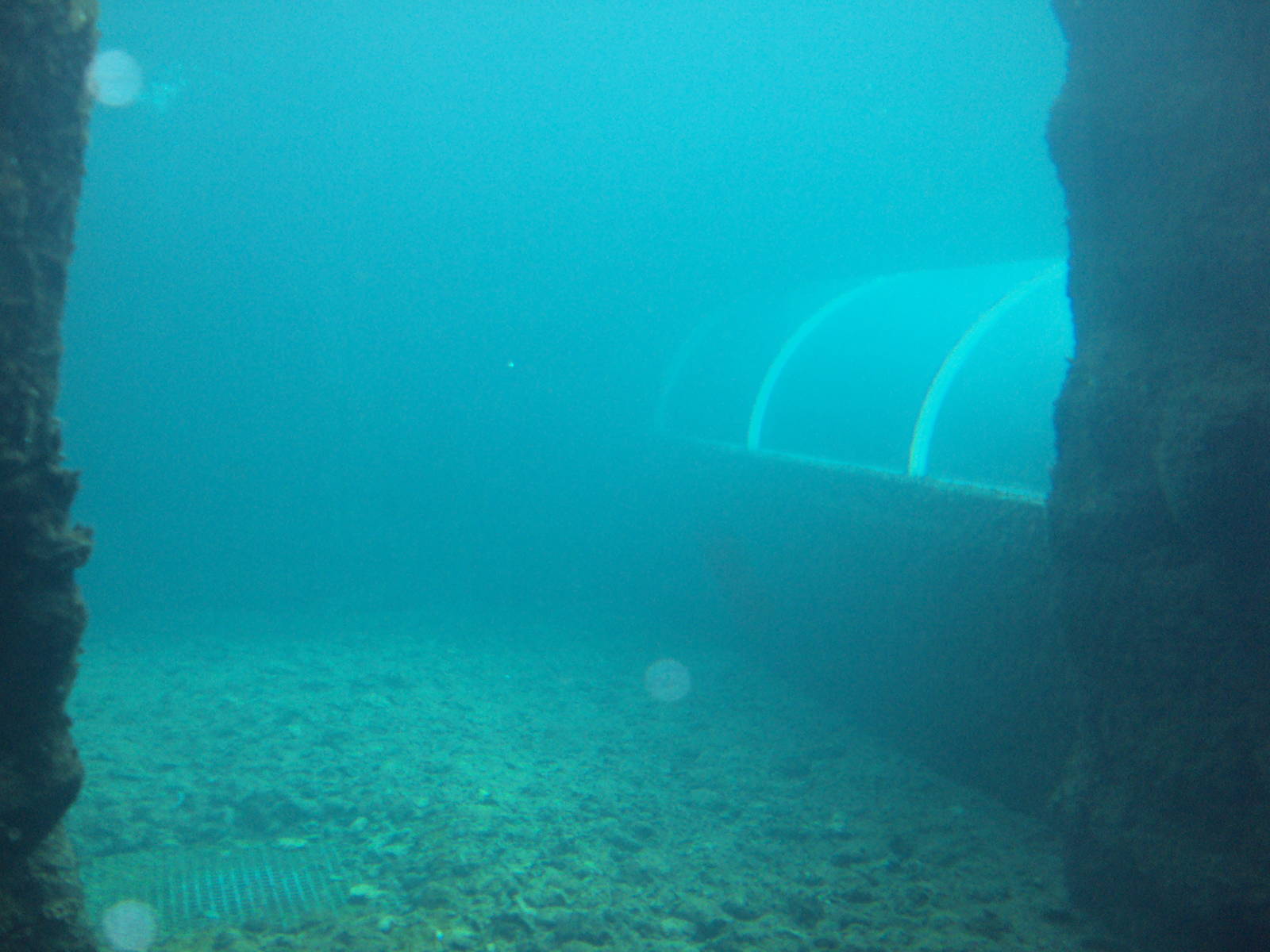 View of under water tunnel