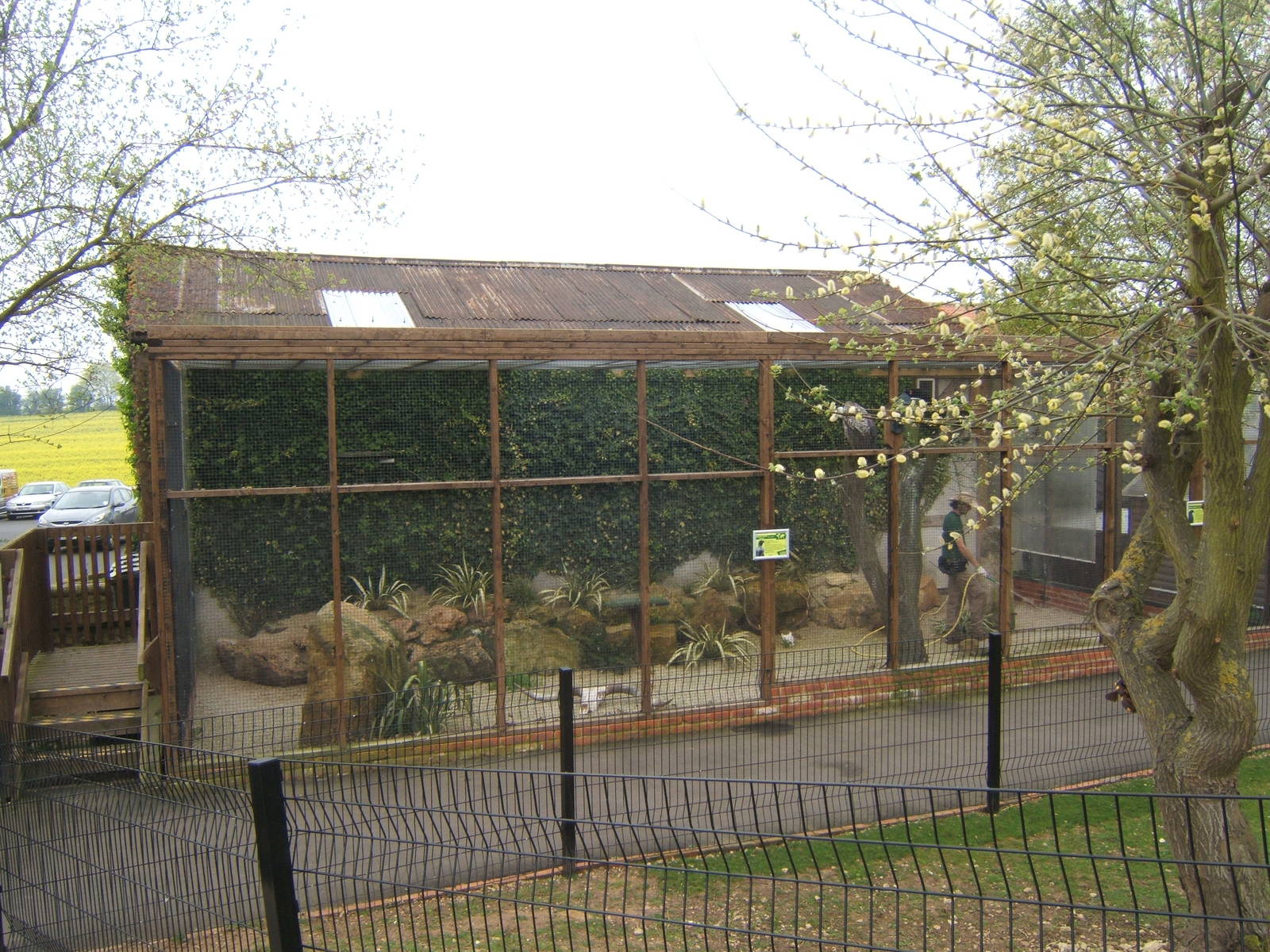 View of Vulture Aviary