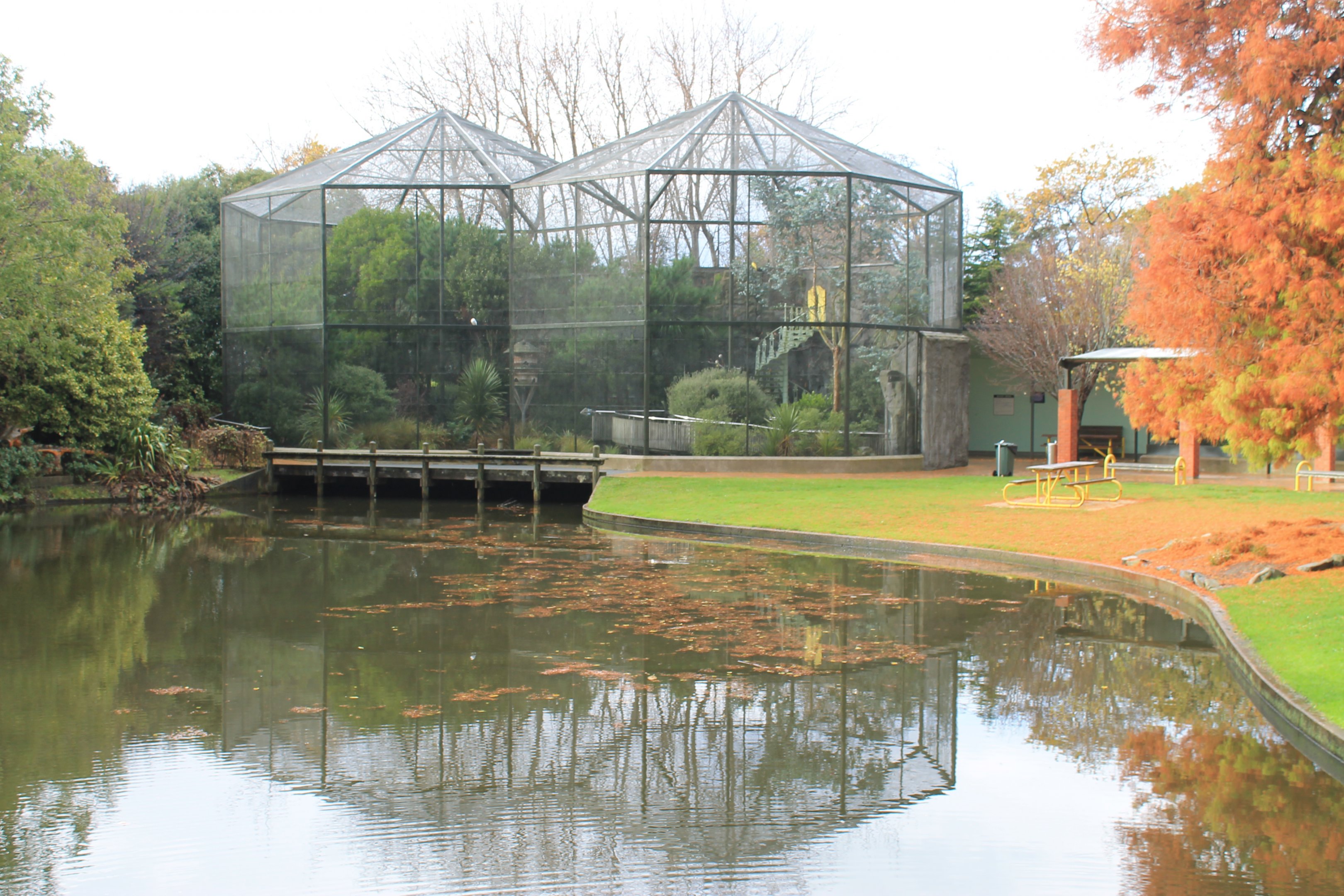 View of Walk-through Aviary
