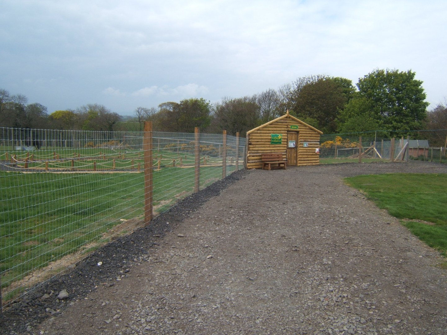 View of Wallaby walk through enclosure
