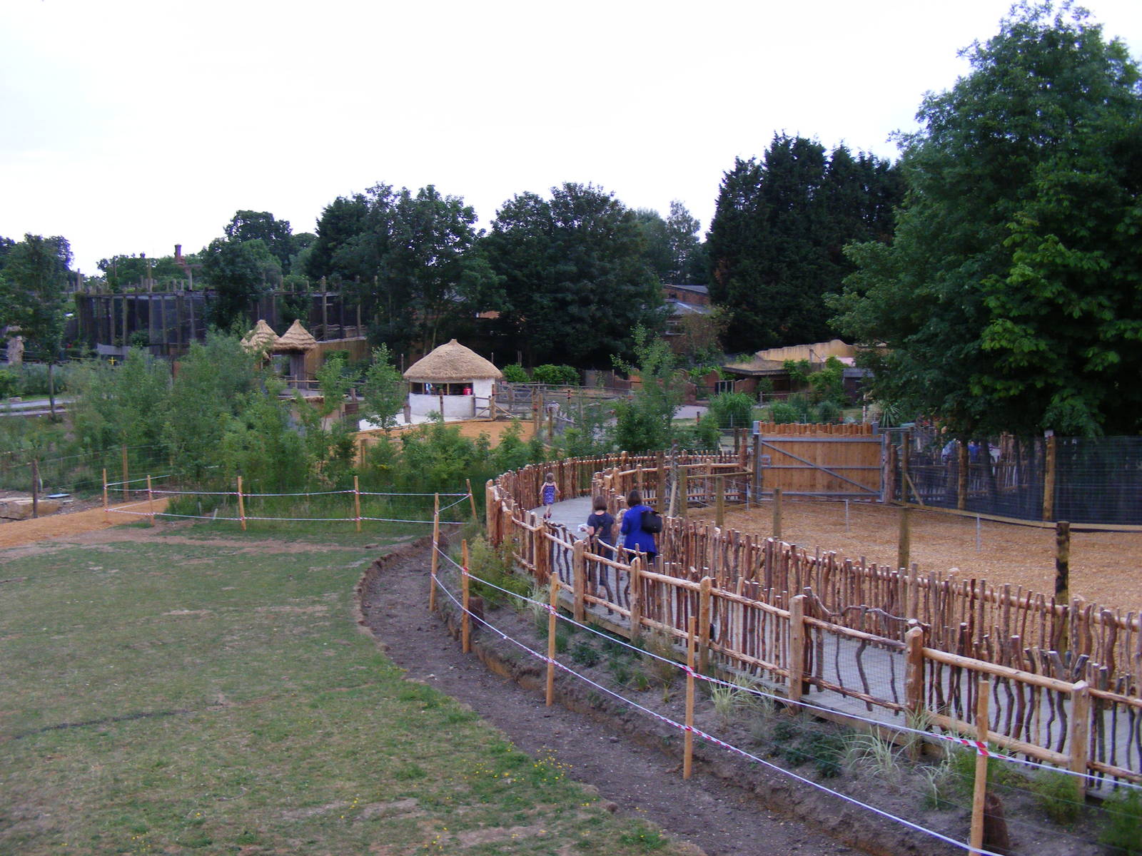 View of Wanyama Village from Wanyama Reserve lookout tower at Chessington Z