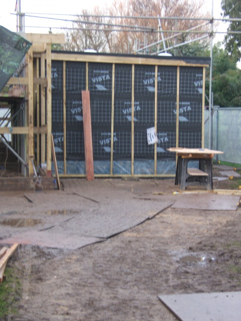 View of work on Asian Song Bird aviarys