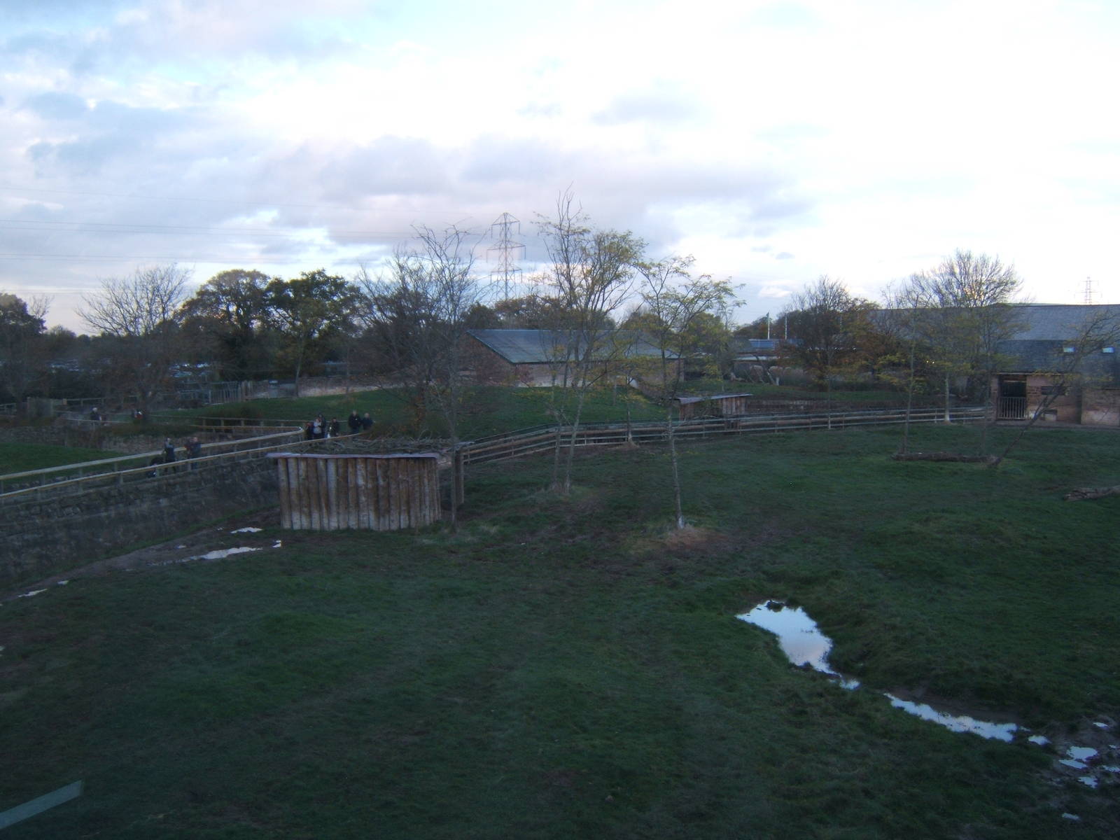 View off the monorail towards the Old Rhino House