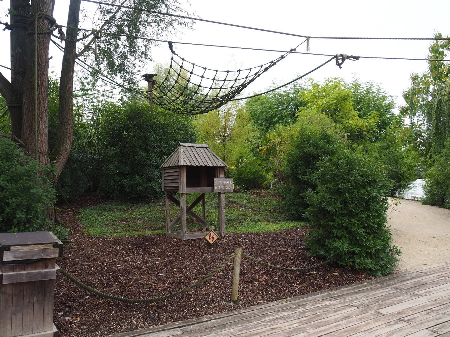 View on Black-and-gold howler monkey walk-through island, 2022-09-15