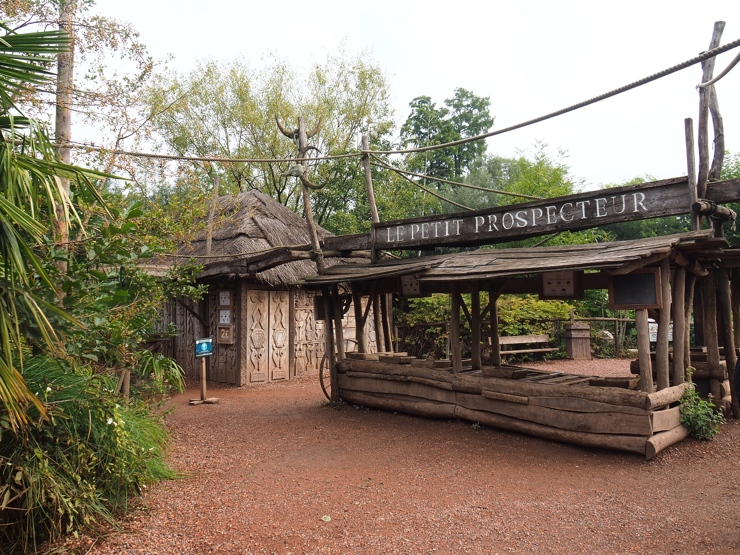 View on lemur island with gemstone mining theming, 2022-09-15