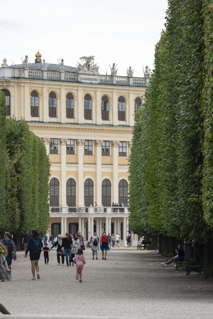 View on Schönbrunn Palace