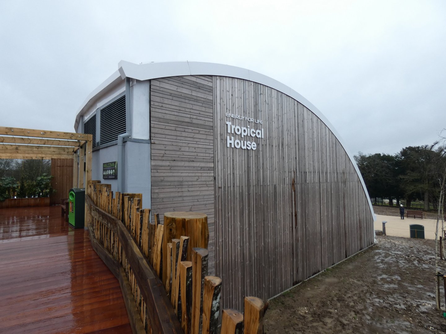 View outside of Tropical House