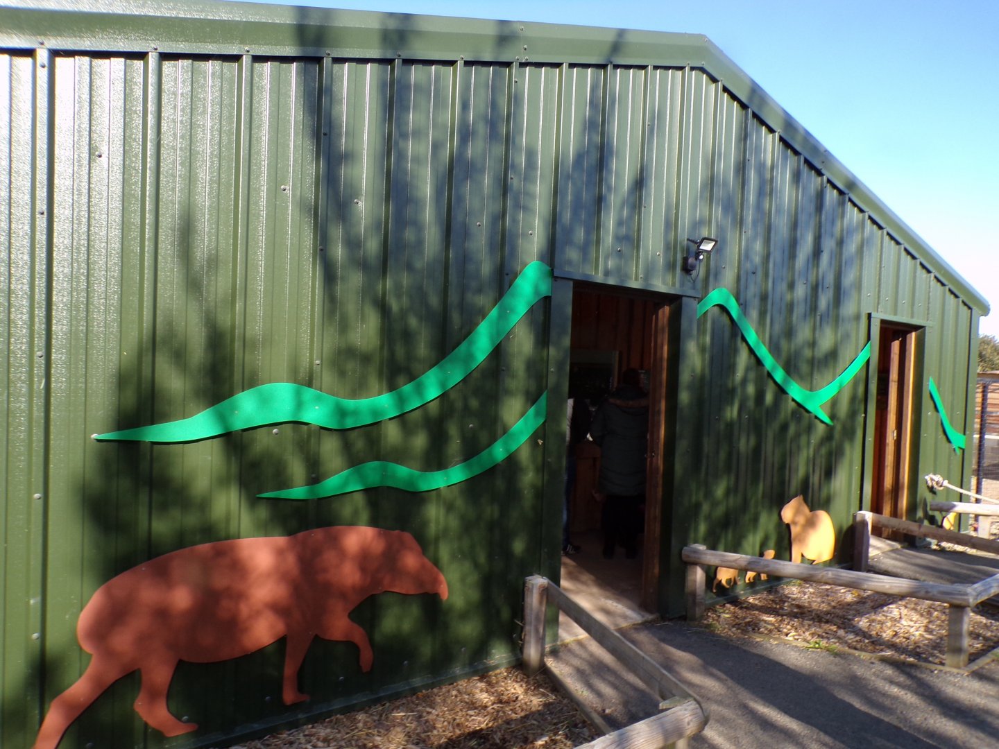 View outside Tapir and Capybara house 14.10.23