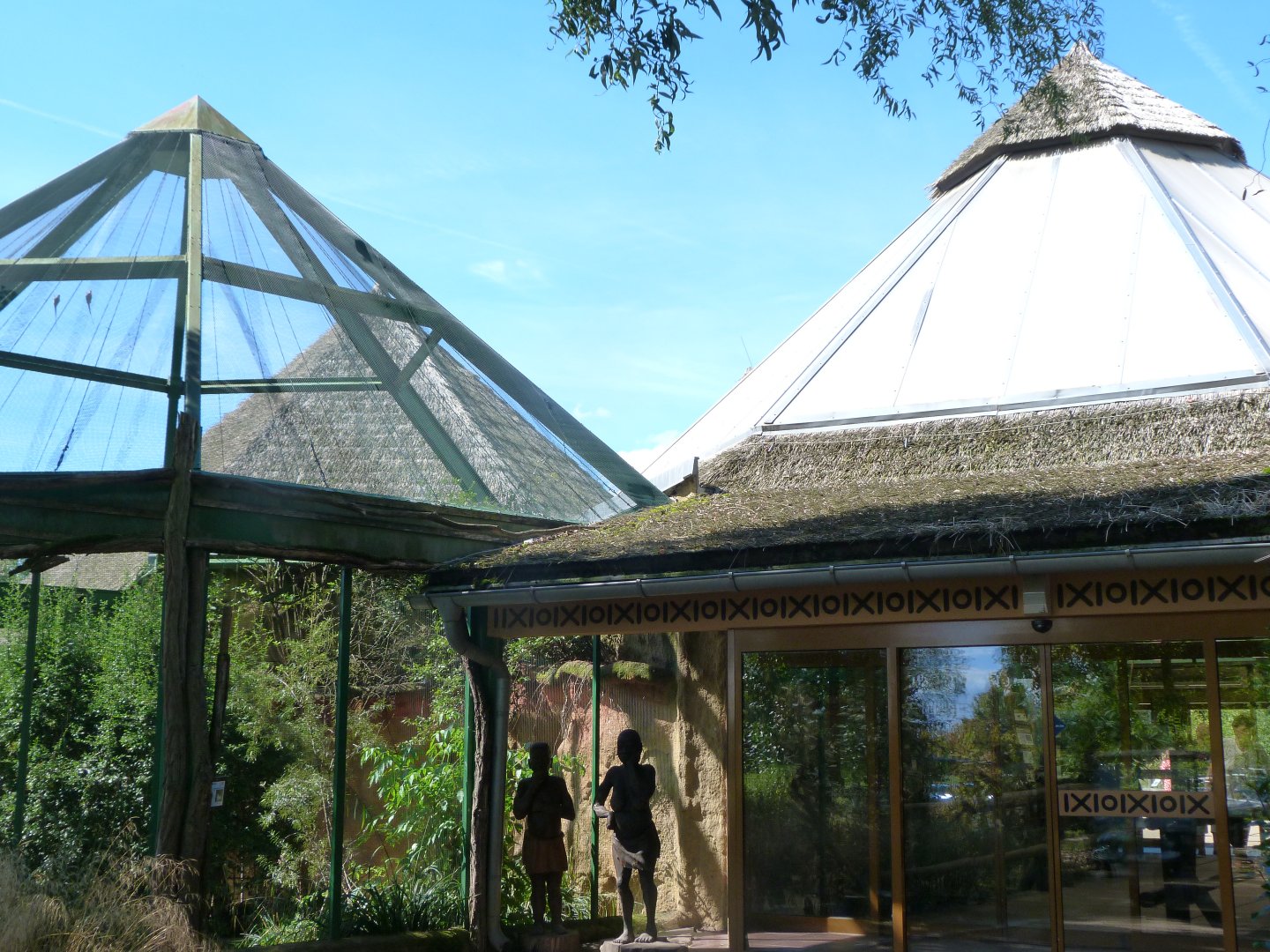 View outside the pygmy hippo pavillion -Zoo Plzeň (2025)
