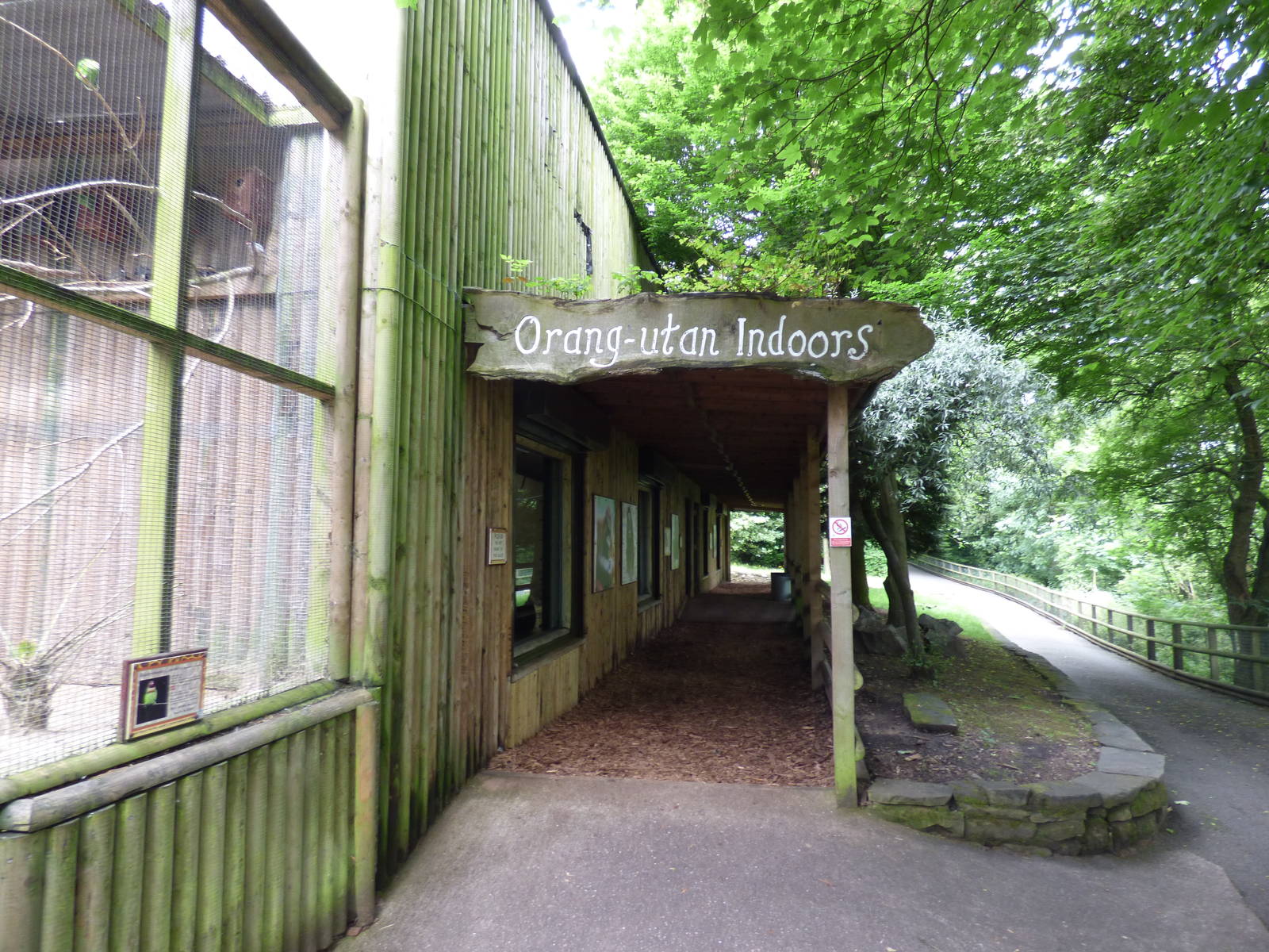 View over Orangutan Indoor Enclosure