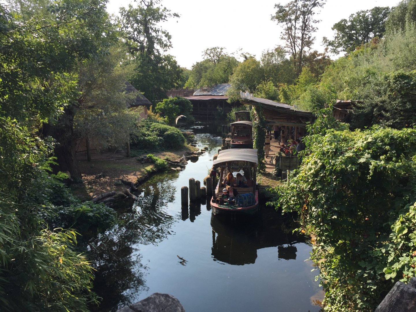 View over the boat ride station