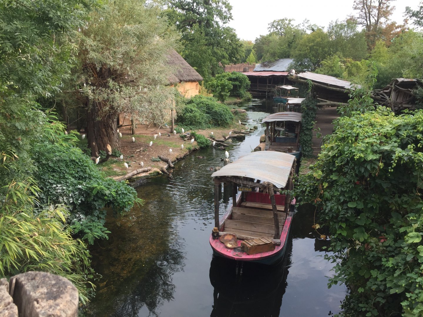 View over the boat ride station