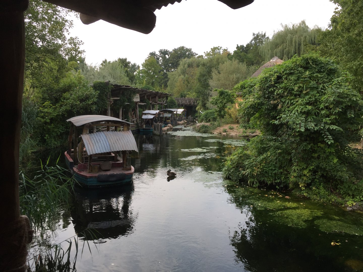 View over the boat ride station