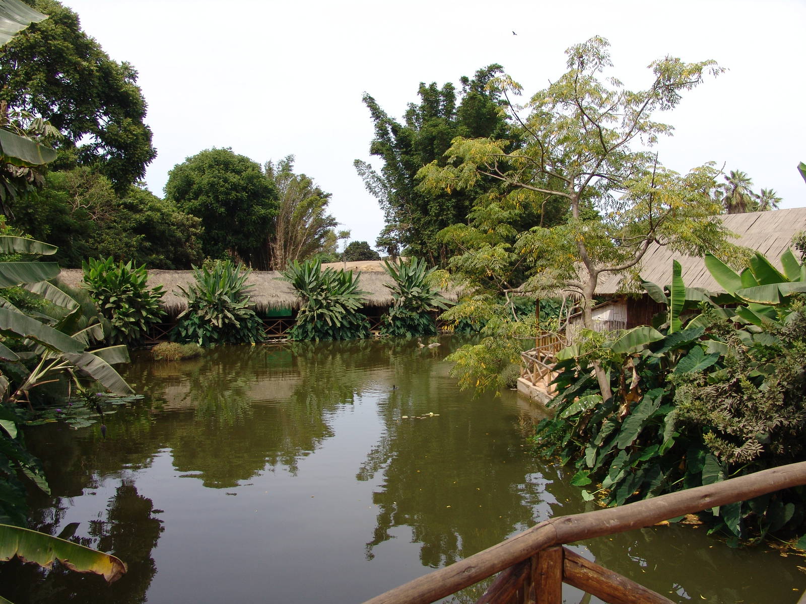 View over the central lake