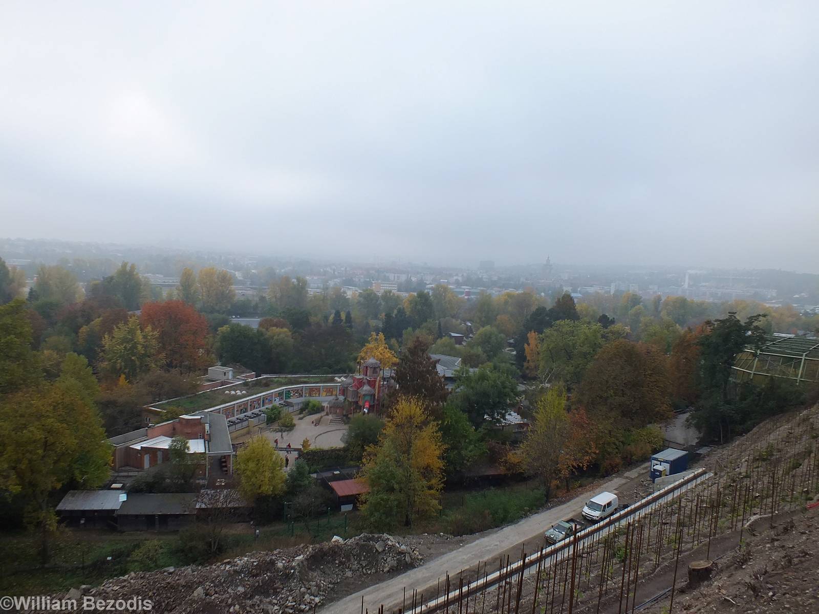 View Over the Lower Part of the Zoo