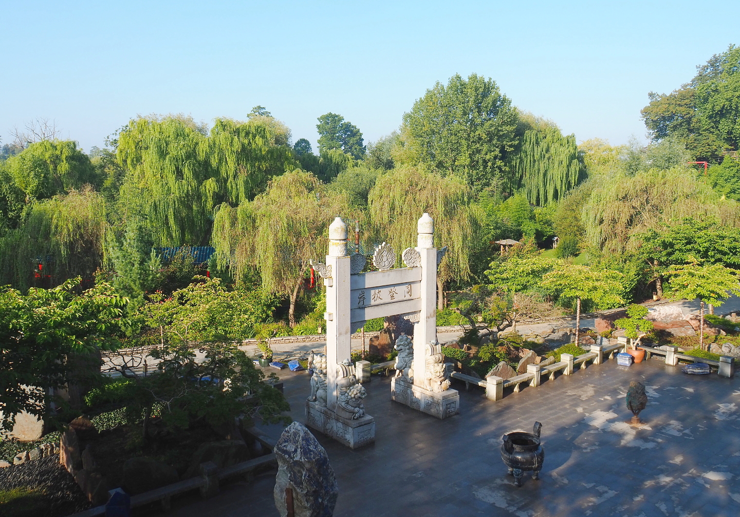 View over The Middle Kingdom from the large Chinese temple, 2021-09-03