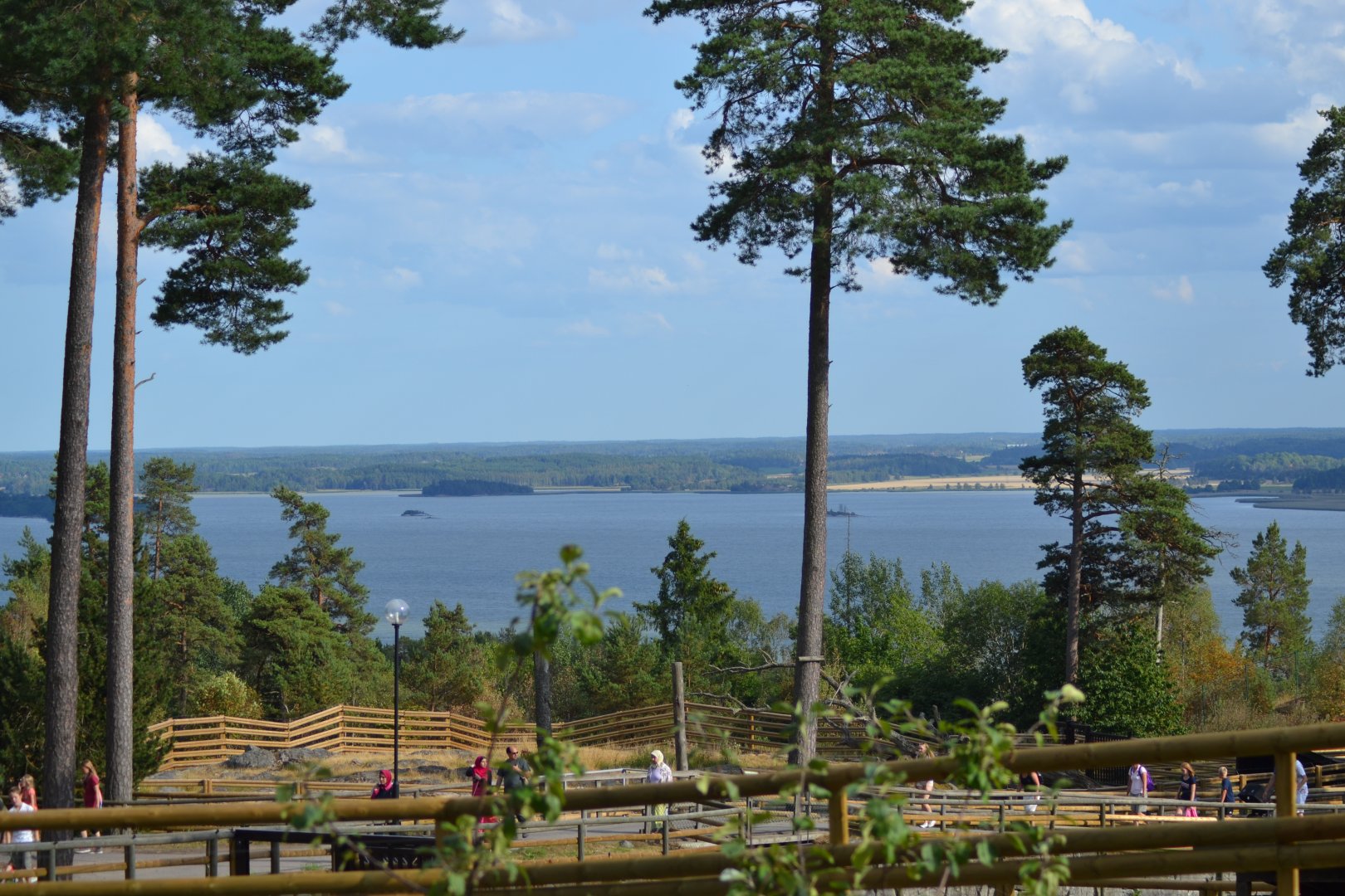 View over the sea outside Kolmården