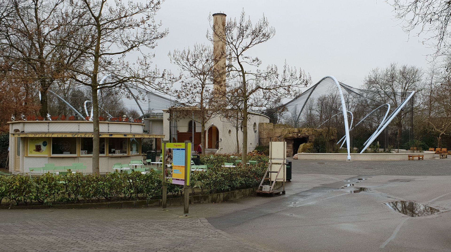view toward Gelada-enclosure