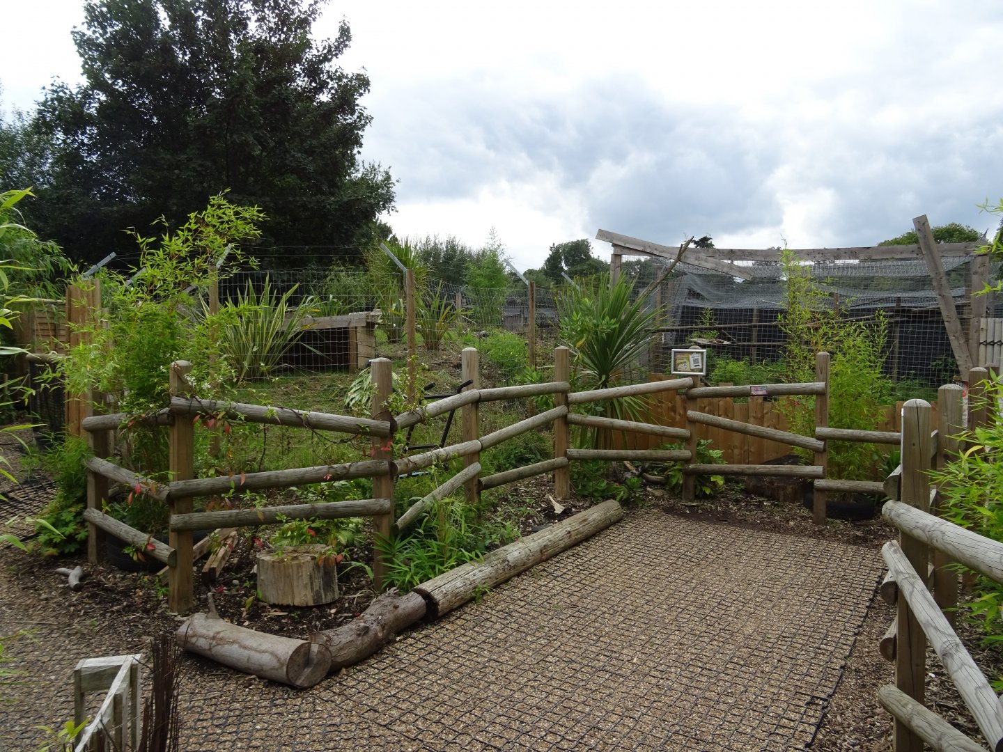 View towards Aardwolf / Tayra Exhibits